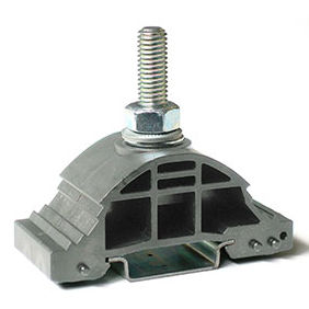 DIN rail-mounted terminal block - 401095 - Morsettitalia - screw connection / gray / power