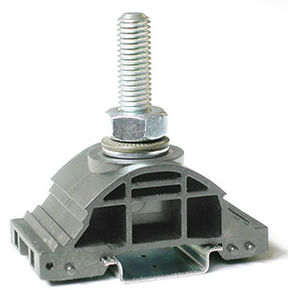 DIN rail-mounted terminal block - 401150 - Morsettitalia - screw connection / gray / power