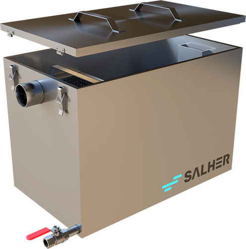 Wastewater separator - CG-MAN series - Salher - gravity / for wastewater treatment / wet