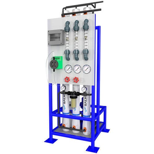 Water processing workstation - PUR-MINIRO series - Salher - mobile