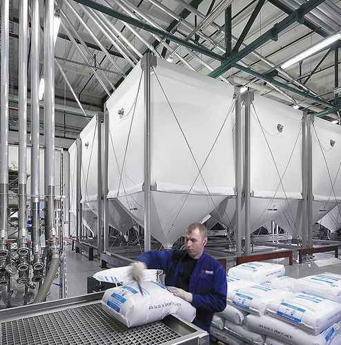 Flexible silo - A.B.S. Silo- und Förderanlagen - for pellets / plastic