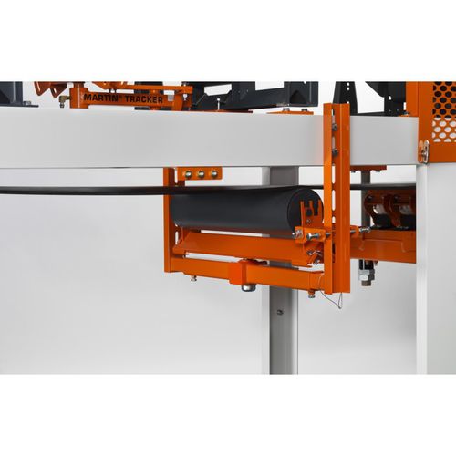Conveyor belt loading station impact bed - EVO® Return Roller - Martin Engineering