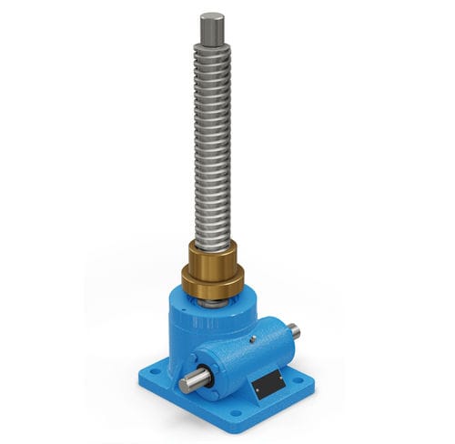 Rotating screw jack - SG0100-L-O - Enzfelder GmbH - worm gear / manually-controlled / nut