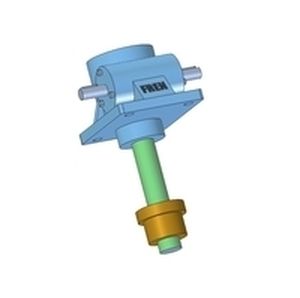 Rotating screw jack - SG0240-L-U - Enzfelder GmbH - manually-controlled / traction