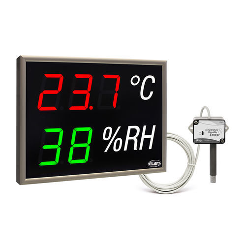 Temperature indicator - NDA series - ELEN, s.r.o. - humidity / digital / LED