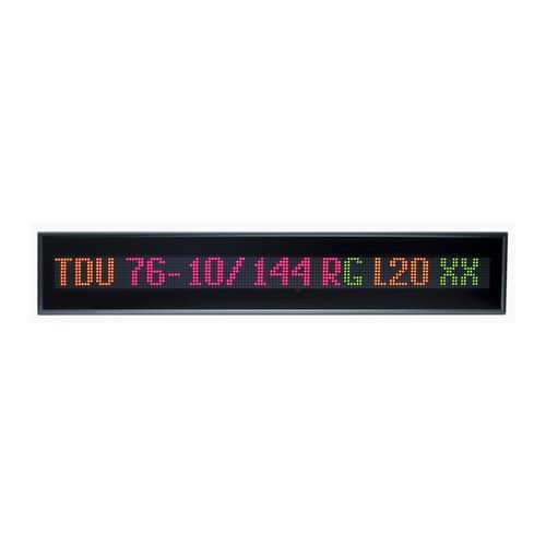 LED display - TDU 76-16/192 RG L54 230AC - ELEN, s.r.o. - dot-matrix / alphanumeric / 17-segment