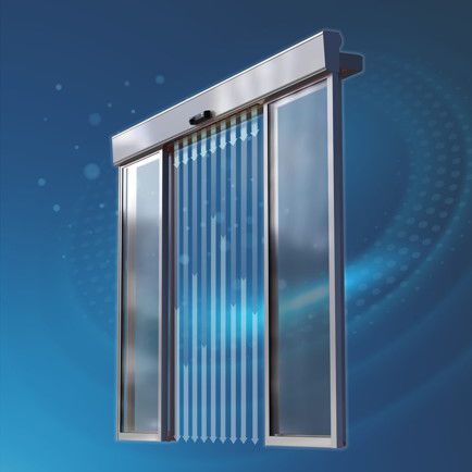 Sliding door - AIRSLIDE  - FAAC SpA - glazed / indoor / automatic