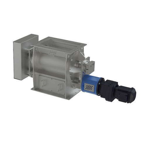 Pneumatic conveying rotary valve - ZSR - Jaudt Dosiertechnik Maschinenfabrik GmbH - for bulk materials / square-flange / ATEX