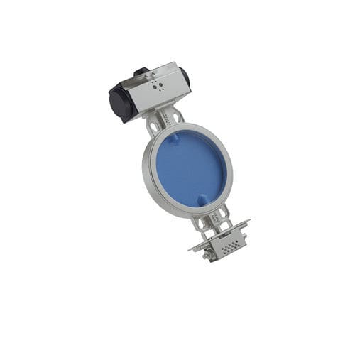 Butterfly valve - DKZ  - Jaudt Dosiertechnik Maschinenfabrik GmbH - lever / hand / pneumatically-operated