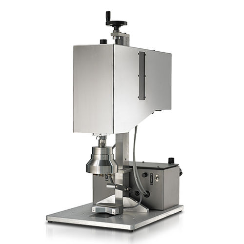 Overhead screw-capping machine - SC50T - Cozzoli Machine Company - semi-automatic / multi-container / for the pharmaceutical industry