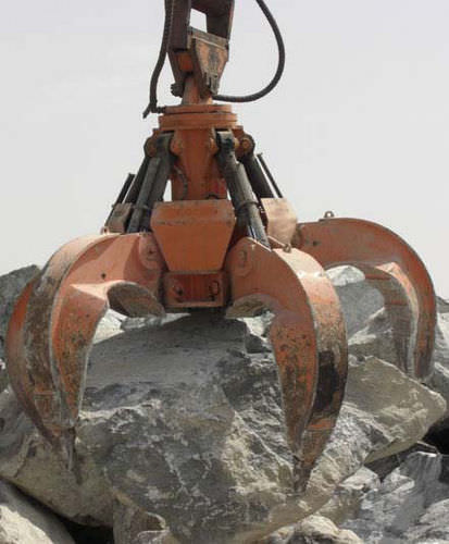 Orange peel grab - 0.5 - 2.5 m³ | PHNA 3.5 series - STEMM EQUIPOS INDUSTRIALES, S.L. - hydraulic / scrap