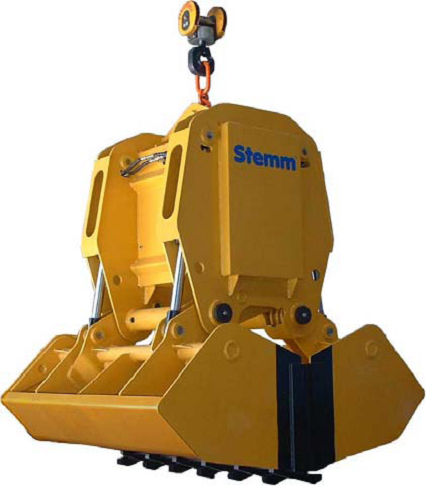 Bulk material clam bucket - 3 - 7 m³ | 4CH-2.8 series - STEMM EQUIPOS INDUSTRIALES, S.L.