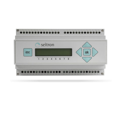 Electronic thermostat - TT401M - Seitron SpA - programmable / DIN rail / digital