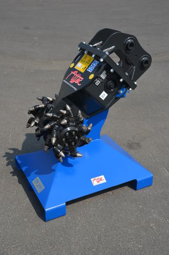 Wheel trencher - 04.ME.DRC series - ATTEC N.V. - for excavators
