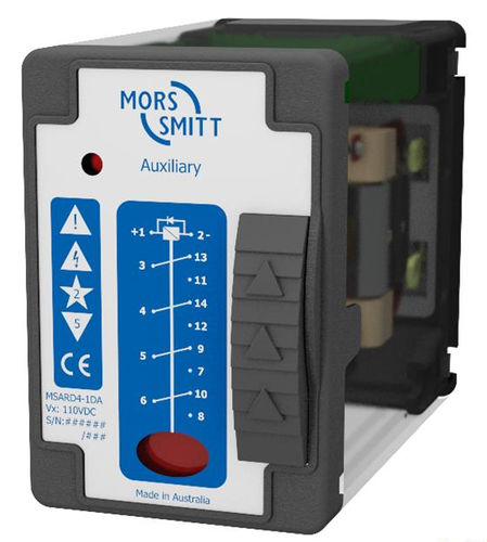 110VDC electromechanical relay - MSARD4 - Mors Smitt BV - compact / panel-mount / auxiliary