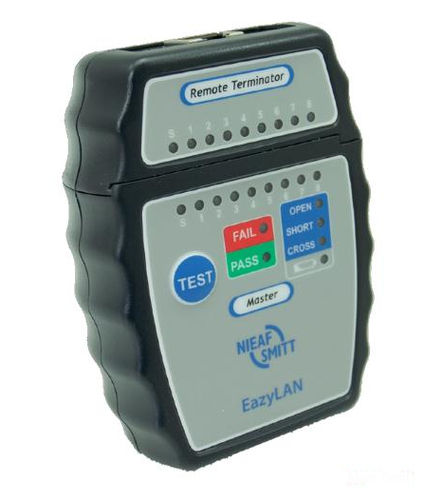 LAN network tester - EazyLAN - Mors Smitt BV - cabling / portable