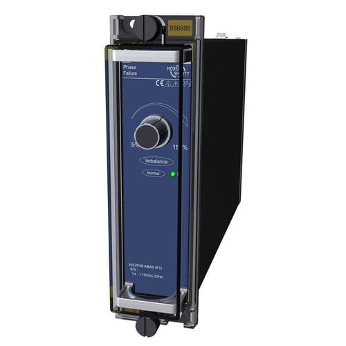 Phase unbalance protection relay - MS2P49 - Mors Smitt BV - under-voltage / phase sequence / earth-leakage