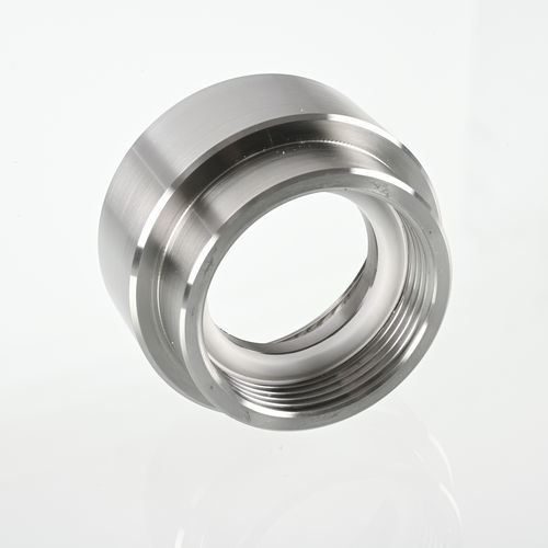 Threaded female-to-female reducer - 0600-3100 - Bürkle - stainless steel / cylindrical / safety