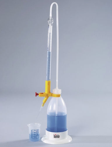Titration burette - 9695 series - Bürkle - borosilicate glass / chemical-resistant / borosilicate glass