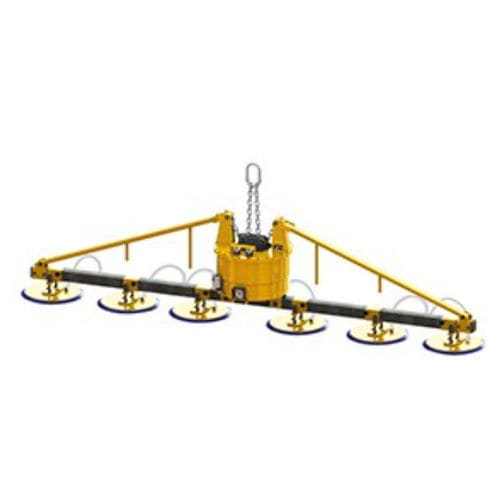Single-girder vacuum lifting device - U400-6 - VACU-LIFT Transportsysteme GmbH - for sheet metal / horizontal / automatic
