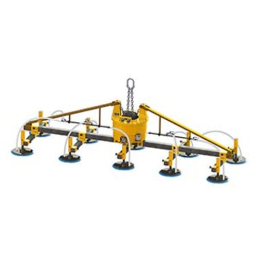 Single-girder vacuum lifting device - U400-10Q - VACU-LIFT Transportsysteme GmbH - for sheet metal / horizontal / adjustable