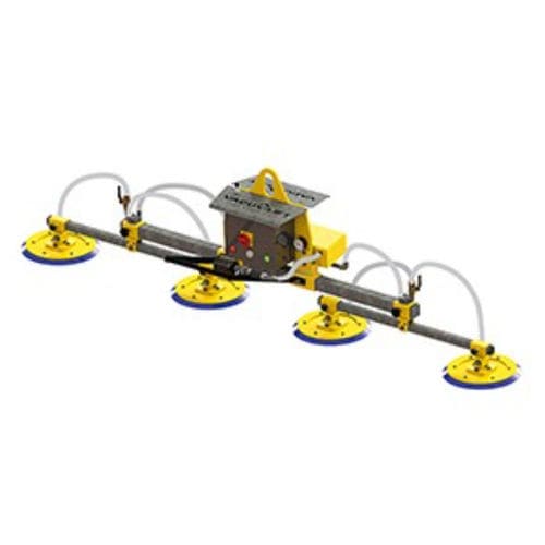 Single-girder vacuum lifting device - H-4K-1250 P - VACU-LIFT Transportsysteme GmbH - for sheet metal / horizontal / pneumatic