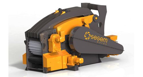 Single shaft shredder - 15 - 85 t/h | L series - SEGEM - for wood