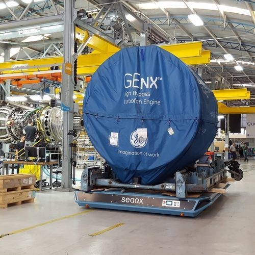 Battery-powered self-propelled trailer - 20MT omni - Seaqx NV - 2-axle / flatbed