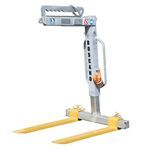 Adjustable fork - MBR-ZN series - Boscaro s.r.l. - for cranes / steel / galvanised steel
