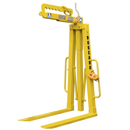 Adjustable fork - MBACR/MBCR series - Boscaro s.r.l. - for cranes / for pallet handling