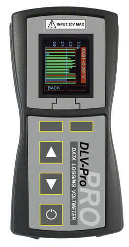 Voltage data-logger - DLV-Pro | Battery Data-logging Voltmeter - Eagle Eye Power Solutions - USB / with screen / for battery