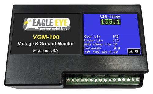 Voltage battery monitor - VGM series - Eagle Eye Power Solutions - ground fault