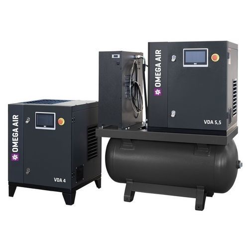 Air compressor unit - VDA 3-75 /DV - OMEGA AIR d.o.o. Ljubljana - screw / automated / stationary
