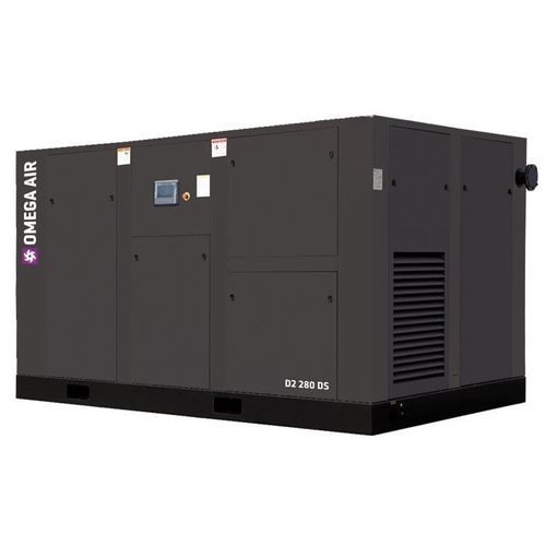 Air compressor unit - D2 90-280 DS - OMEGA AIR d.o.o. Ljubljana - screw / with oil injection / multi-stage