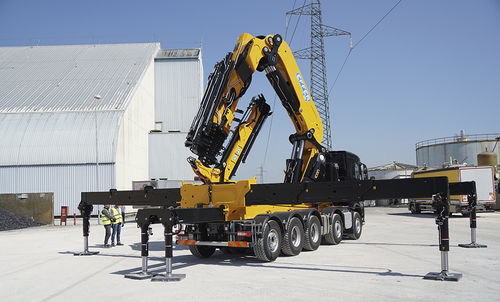 Truck-mounted crane - iQ.2255 HP - Effer S.p.a - telescopic / building / lifting