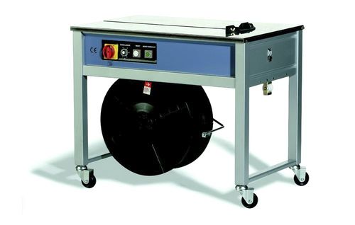 Semi-automatic strapping machine - 582 x 910 x 770 mm | HU-535 - Humboldt Verpackungstechnik GmbH - for coils / horizontal
