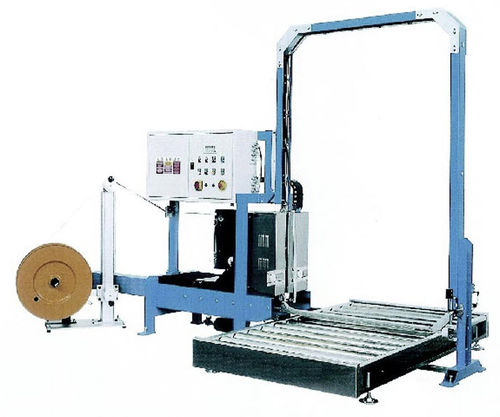 Automatic strapping machine - 60 p/h | HUS-600 - Humboldt Verpackungstechnik GmbH - pallet / lateral