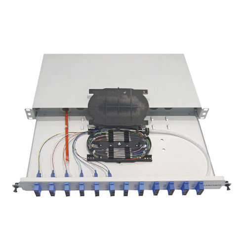 Fiber optics patch panel - CAN-FPP-600 - Alto Parana s.a. - 19" / 1U