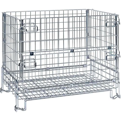 Wire mesh pallet box - PCMK1158510 - Arcawa GmbH - storage / for food applications / foldable