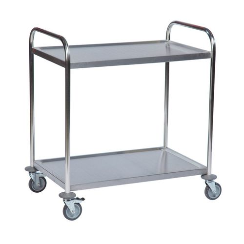 Service cart - AKM 60354 - Arcawa GmbH - stainless steel / 2 levels / multipurpose