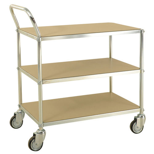 Transport cart - AKM 173-ESDB - Arcawa GmbH - metal / platform / 3 levels