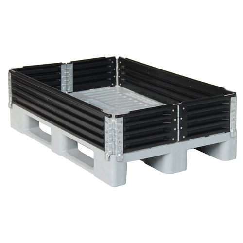 Plastic pallet collar - HPR 120802-6S - Arcawa GmbH - foldable / space saving