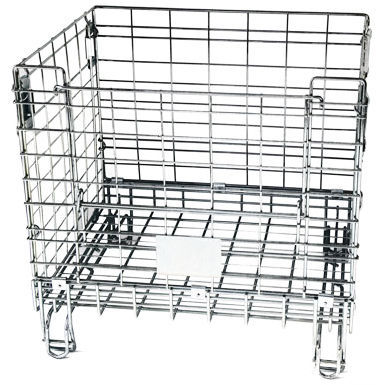 Wire mesh pallet box - PC-Mini 2 - Arcawa GmbH - storage / transport / stackable
