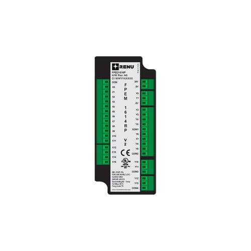 Digital I/O module - FPEM-1614RP-V2  - Renu Electronics GmbH - RS-485 / 16 digital inputs / 14 digital outputs