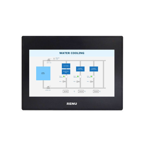 Resistive touch screen HMI - FP2070TN-V2 - Renu Electronics GmbH - panel-mount / 800 x 480 / RISC