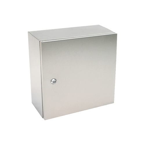 Wall cabinet - ZPAS - door / stainless steel / plate
