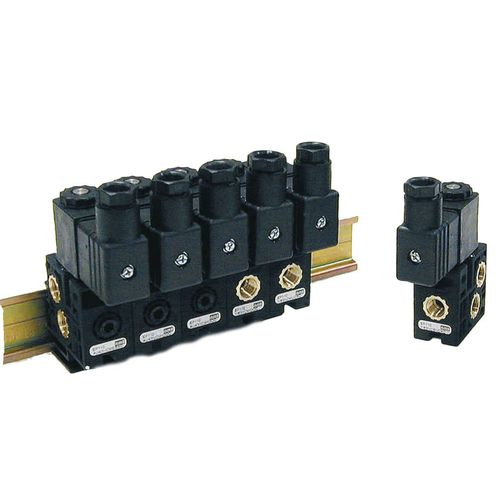 Poppet pneumatic directional control valve - 110 - Aircomp by Stampotecnica - solenoid-operated / 3/2-way / 2/2-way