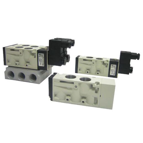 Spool pneumatic directional control valve - 130 - Aircomp by Stampotecnica - solenoid-operated / 3/2-way / 5/2-way