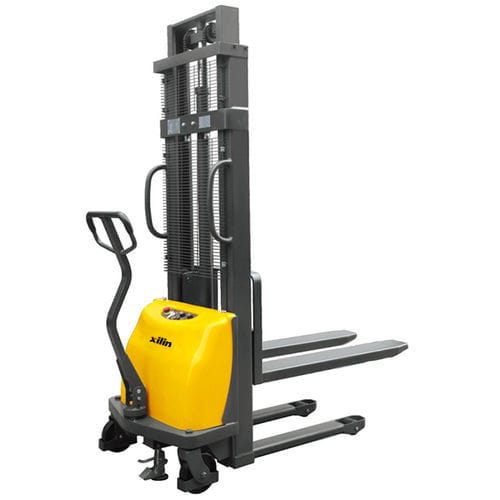 Semi-electric stacker truck - CDD15B-III - NINGBO RUYI JOINT STOCK CO., LTD - walk-behind / 12 V / for warehouse