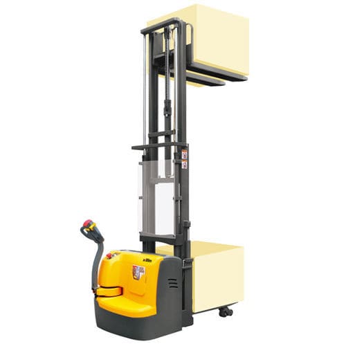 Electric stacker truck - CDDR15S - NINGBO RUYI JOINT STOCK CO., LTD - walk-behind / 24 V / for warehouse
